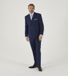 Blue Suit Best Suit To Wear To An Interview Harcourt DB Suit Navy