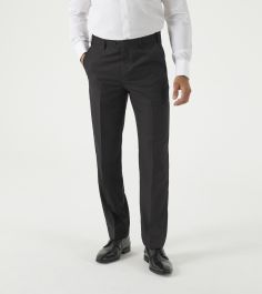 Farnham Wool Blend Suit Tailored Trousers Black