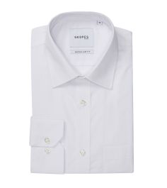 Pocketless white dress shirts shop