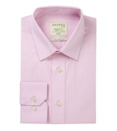 Mens pink dress shirt top