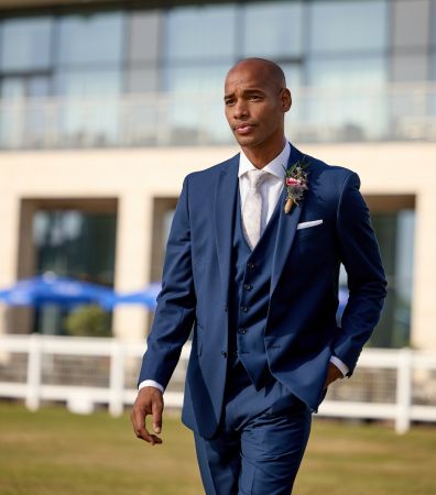 Kennedy Tailored Suit Royal Blue