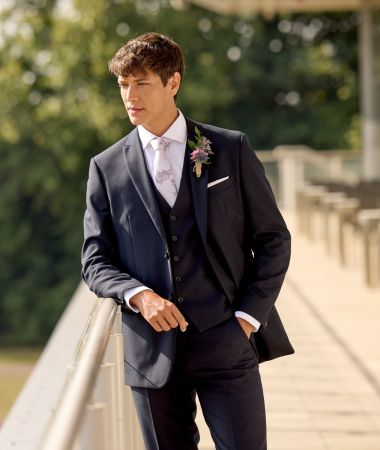 Madrid Tailored Suit Navy Blue