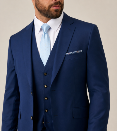Joss Tailored Suit Royal Blue
