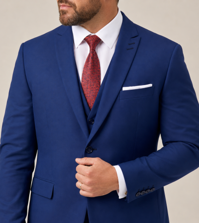 Kennedy Tailored Suit Royal Blue