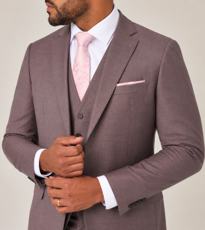 Lucien Suit Tailored Berry