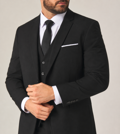Madrid Tailored Suit Black