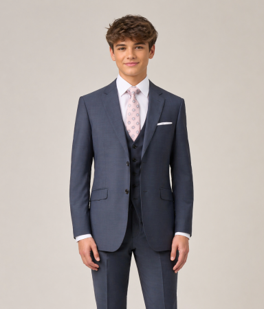 Mazene Wool Suit Tailored Blue
