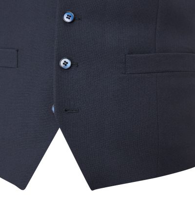 Shreiver Suit Waistcoat Navy Blue