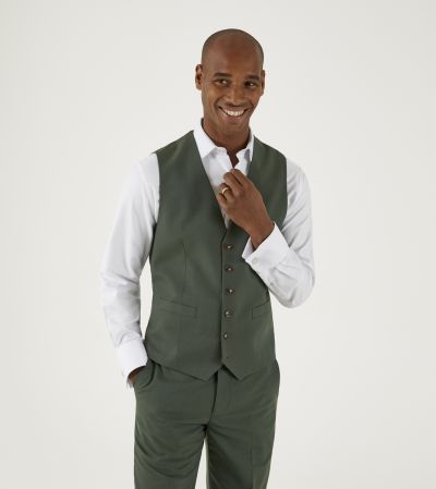 Harvey Waistcoat Green