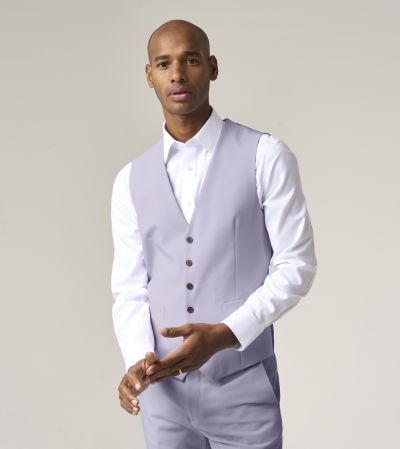 Beckett Suit Waistcoat Lilac