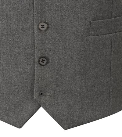 Liston Flannel Suit Waistcoat Grey