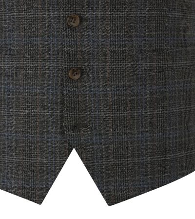 Margrave Suit Waistcoat Charcoal Grey Check