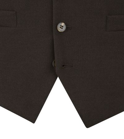 Welles Suit Waistcoat Chocolate