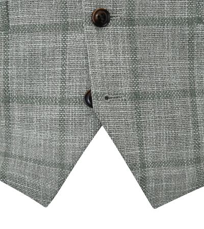 Valetta Waistcoat Grey / Green Check