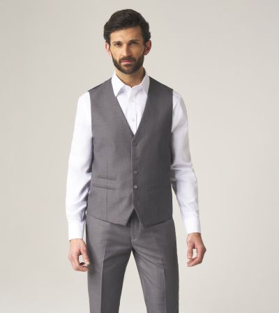 Madrid Suit Waistcoat Grey