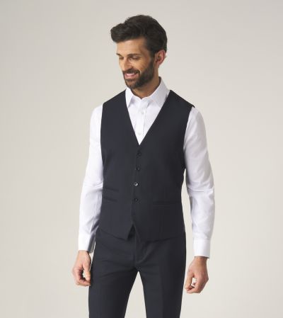 Madrid Suit Waistcoat Navy Blue