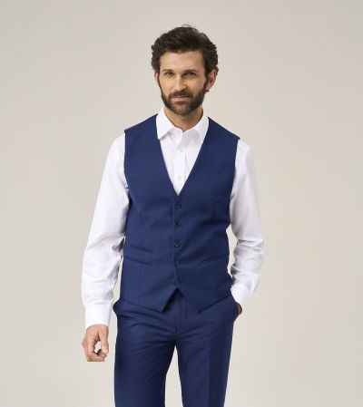 Kennedy Suit Waistcoat Blue