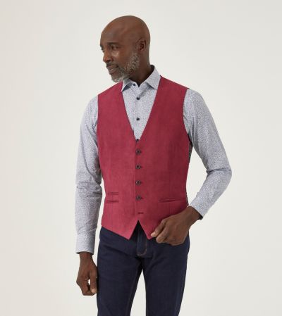 Camplin Raspberry Waistcoat