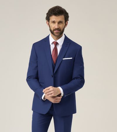 Kennedy Tailored Suit Royal Blue