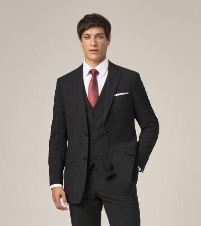 Darwin Suit Classic Trousers Charcoal Grey