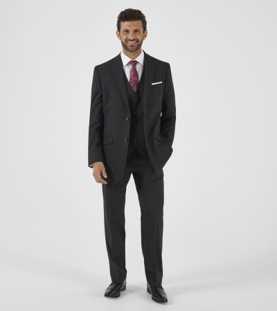 Darwin Classic Suit Charcoal Grey