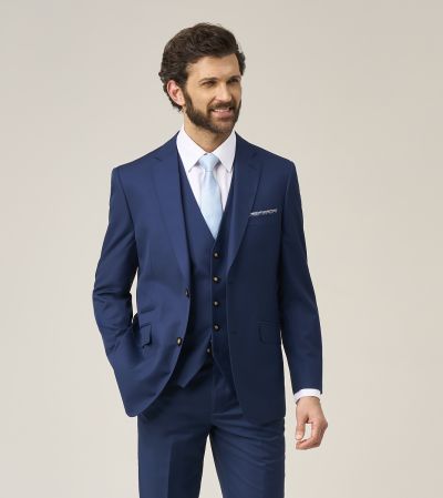 Joss Tailored Suit Royal Blue
