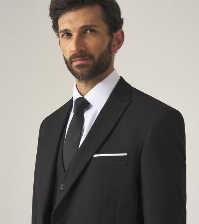 Madrid Tailored Suit Black