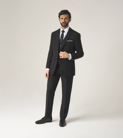 Madrid Tailored Suit Black