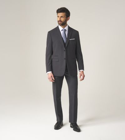 Madrid Tailored Suit Charcoal Grey