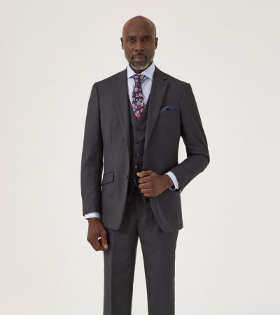 Shreiver Tailored Suit Charcoal Grey