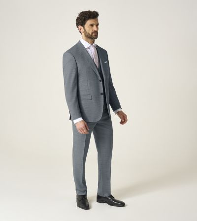 Anthony Suit Tailored Grey Check
