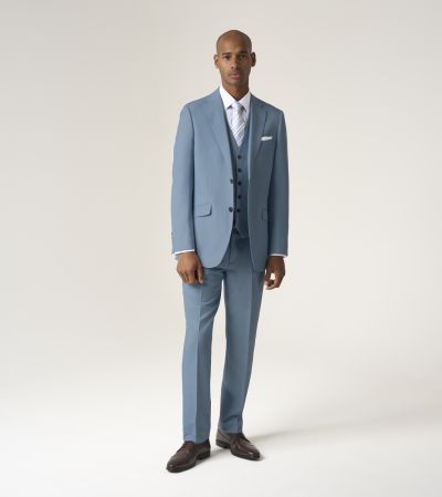 Beckett Tailored Suit Pale Blue