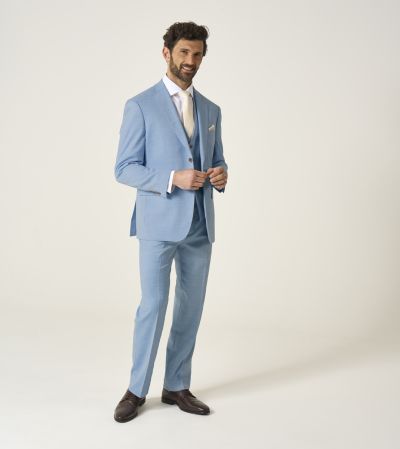 Lucien Tailored Suit Sky Blue