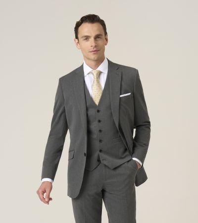 Billam Tailored Fit Suit Grey