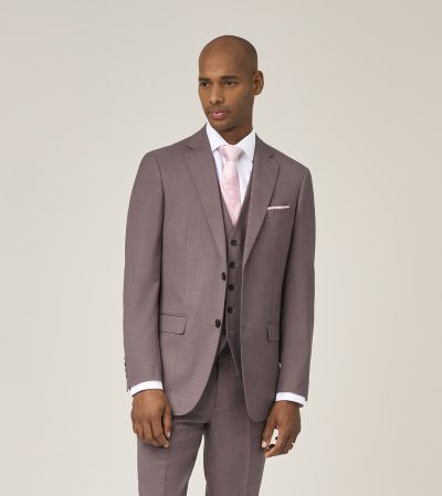 Lucien Suit Tailored Jacket Berry