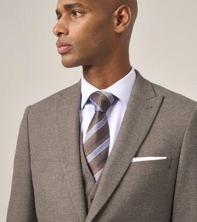Welles Single Breasted Suit Jacket Grey