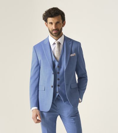 Redding Slim Suit Sky Blue
