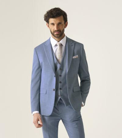 Redding Slim Suit Sky Blue