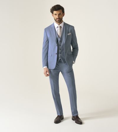 Redding Slim Suit Sky Blue