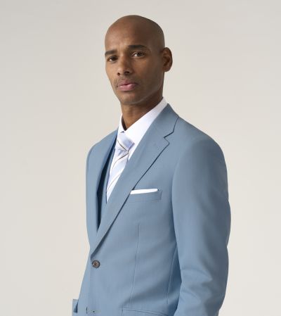 Beckett Slim Suit Pale Blue