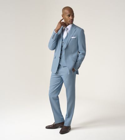 Beckett Slim Suit Pale Blue
