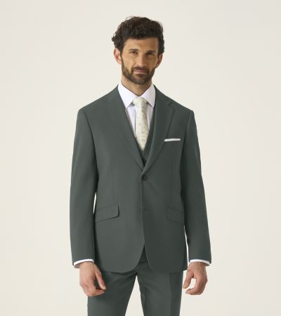 Beckett Suit Slim Jacket Mid Green