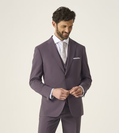 Beckett Slim Suit Mauve