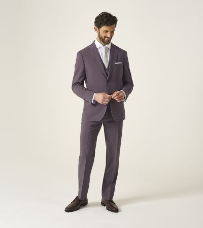 Beckett Slim Suit Mauve
