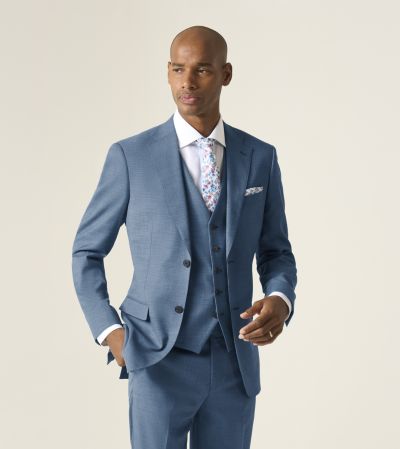Lucien Suit Tailored Teal Blue