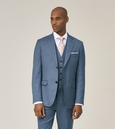 Lucien Suit Slim Teal Blue