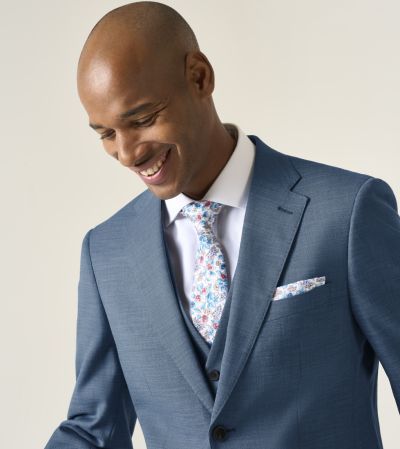 Lucien Suit Tailored Teal Blue
