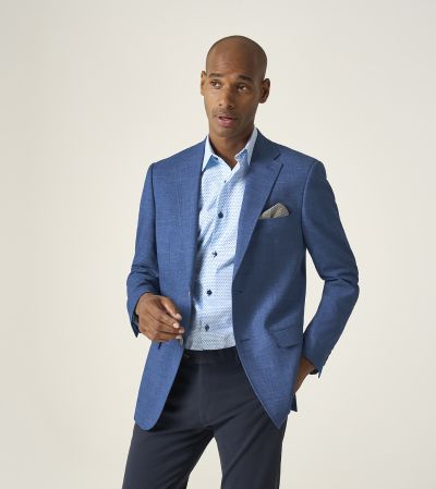 Jamie Tailored Jacket Indigo Blue