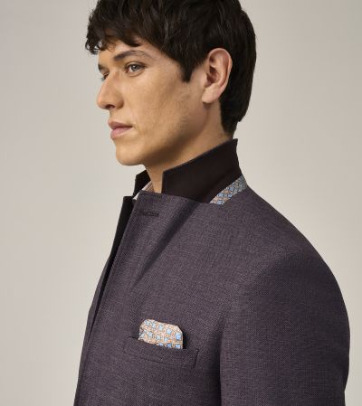 Jamie Tailored Jacket Grape Red