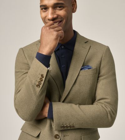 Reiner Textured Tailored Jacket Sage